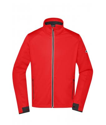 Men Men's Sports Softshell Jacket Bright-orange/black 8408