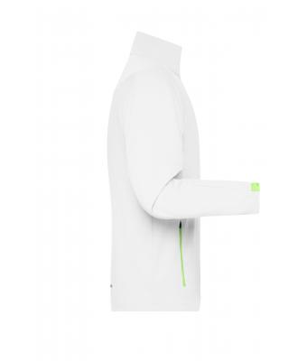 Herren Men's Sports Softshell Jacket White/bright-green 8408