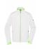 Herren Men's Sports Softshell Jacket White/bright-green 8408