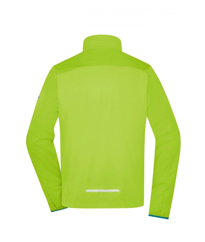 Men Men's Sports Softshell Jacket Bright-yellow/bright-blue 8408
