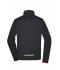 Heren Men's Sports Softshell Jacket Zwart/lichtrood 8408