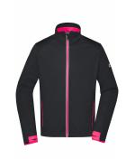 Homme Veste softshell sport homme Noir/rouge-clair 8408