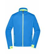 Homme Veste softshell sport homme Bleu-vif/jaune-vif 8408