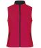 Damen Ladies' Promo Softshell Vest Red/black 8409
