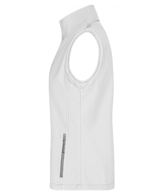 Damen Ladies' Promo Softshell Vest White/white 8409