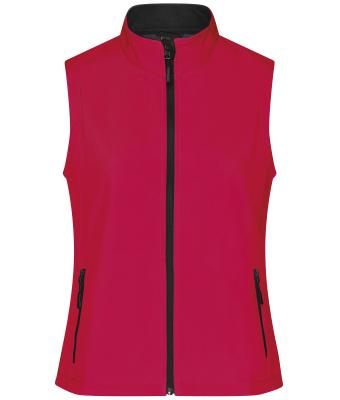 Dames Ladies' Promo Softshell Vest Rood/zwart 8409