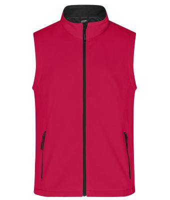 Homme Gilet softshell homme Rouge/noir 8410