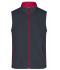 Herren Men's Promo Softshell Vest Iron-grey/red 8410