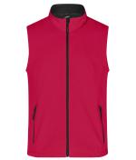 Herren Men's Promo Softshell Vest Red/black 8410