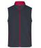 Herren Men's Promo Softshell Vest Iron-grey/red 8410