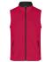Herren Men's Promo Softshell Vest Red/black 8410