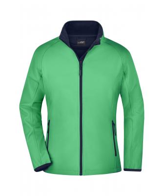 Damen Ladies' Promo Softshell Jacket Green/navy 8411