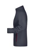 Damen Ladies' Promo Softshell Jacket Iron-grey/red 8411