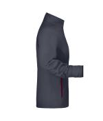 Damen Ladies' Promo Softshell Jacket Iron-grey/red 8411