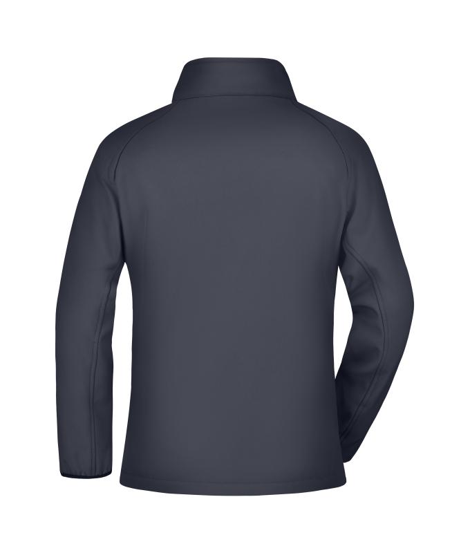Damen Ladies' Promo Softshell Jacket Iron-grey/red 8411