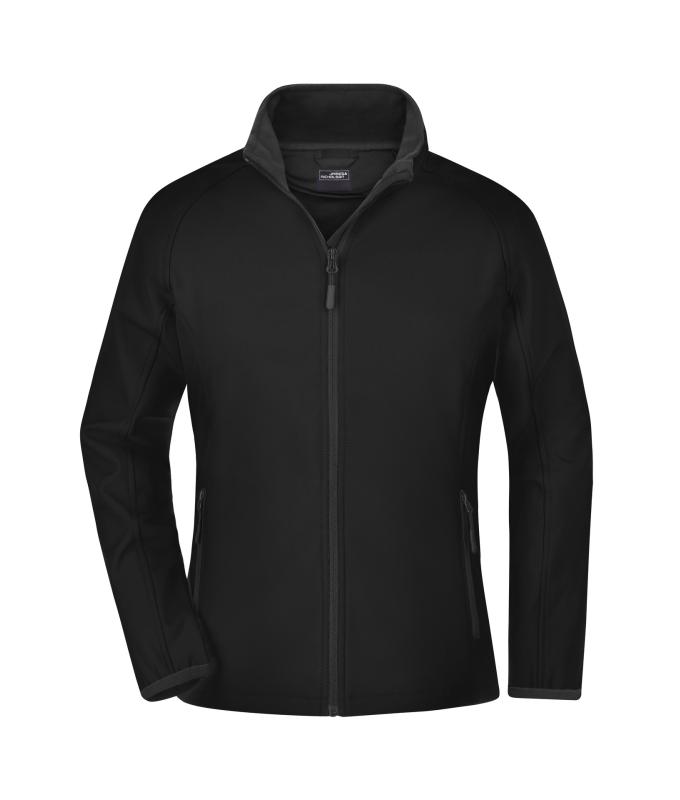 Damen Ladies' Promo Softshell Jacket Black/black 8411