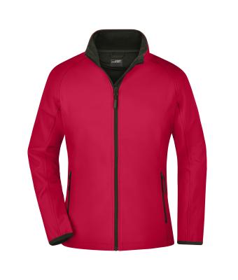 Dames Ladies' Promo Softshell Jacket Rood/zwart 8411