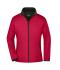 Dames Ladies' Promo Softshell Jacket Rood/zwart 8411