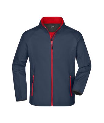 Heren Men's Promo Softshell Jacket Ijerzgrijs/rood 8412