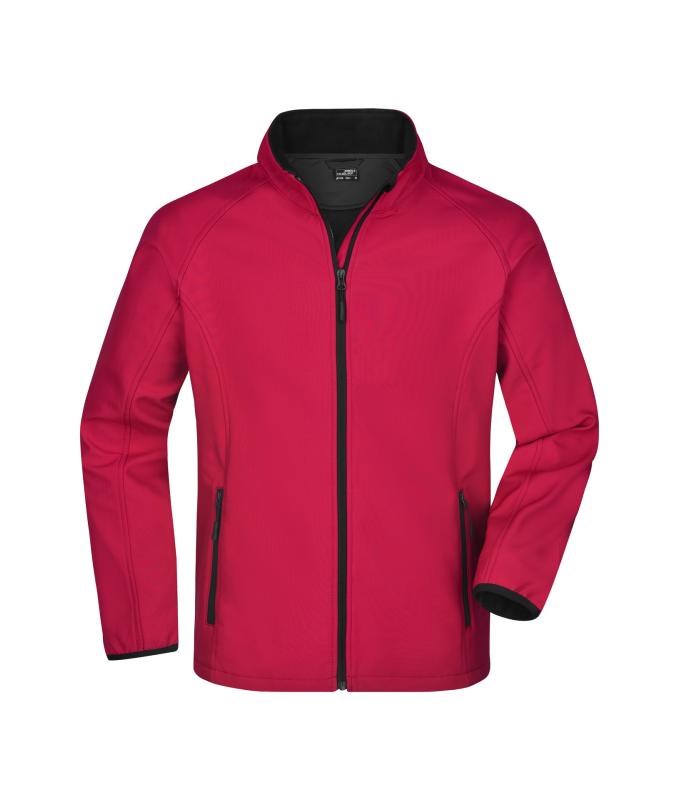 Herren Men's Promo Softshell Jacket Red/black 8412