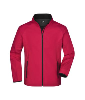 Homme Veste softshell homme Rouge/noir 8412