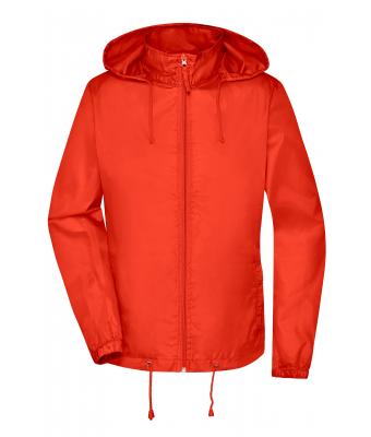 Femme Veste coupe vent femme Orange-vif 8380