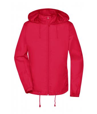 Femme Veste coupe vent femme Rouge-clair 8380