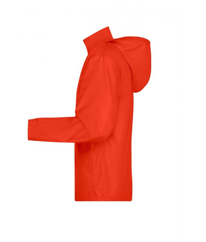 Homme Veste coupe vent homme Orange-vif 8381