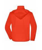Homme Veste coupe vent homme Orange-vif 8381