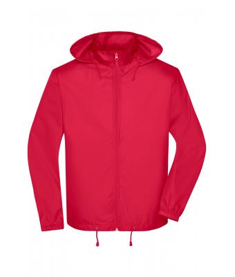 Homme Veste coupe vent homme Rouge-clair 8381