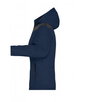 Dames Ladies' Winter Jacket Navy/antraciet-melange 8492