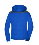 Damen Ladies' Winter Jacket Royal/anthracite-melange 8492