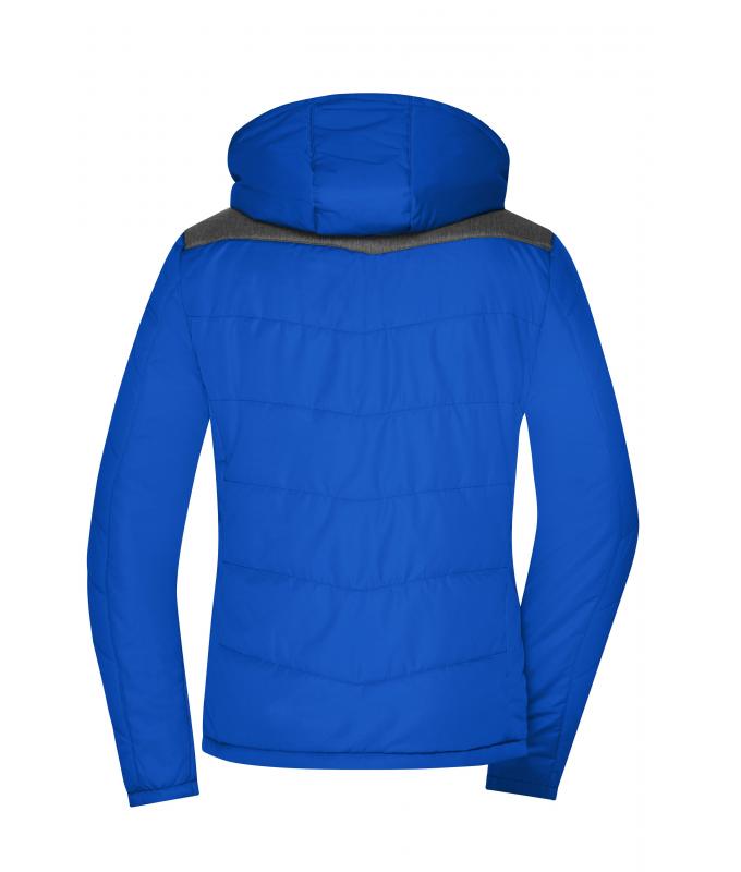 Damen Ladies' Winter Jacket Royal/anthracite-melange 8492