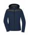 Dames Ladies' Winter Jacket Navy/antraciet-melange 8492