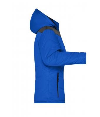 Dames Ladies' Winter Jacket Royal/antraciet-melange 8492