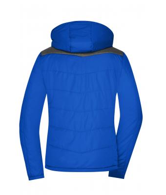 Dames Ladies' Winter Jacket Royal/antraciet-melange 8492