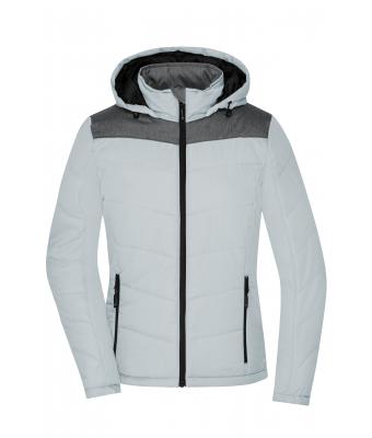 Dames Ladies' Winter Jacket Zilver/antraciet-melange 8492