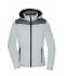 Dames Ladies' Winter Jacket Zilver/antraciet-melange 8492