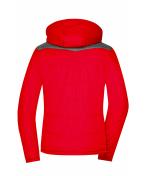 Damen Ladies' Winter Jacket Red/anthracite-melange 8492