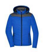 Femme Veste d'hiver femme Royal/anthracite-mélange 8492