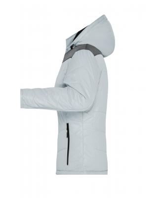 Femme Veste d'hiver femme Argent/anthracite-mélange 8492