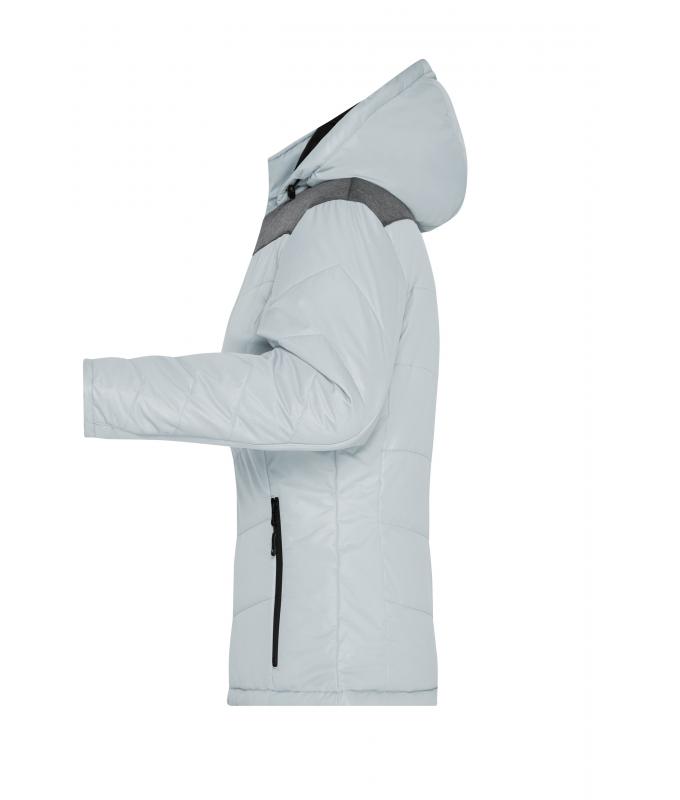 Femme Veste d'hiver femme Argent/anthracite-mélange 8492
