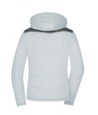 Femme Veste d'hiver femme Argent/anthracite-mélange 8492