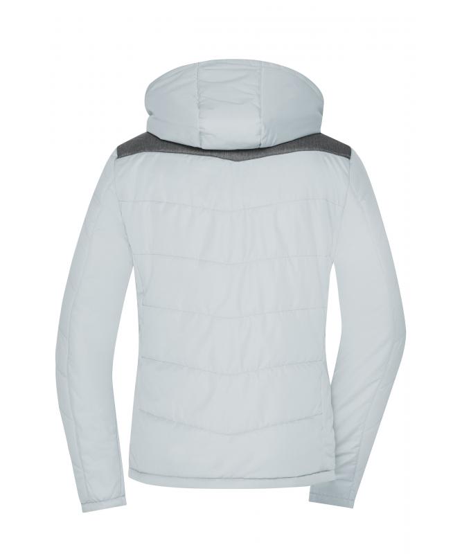 Femme Veste d'hiver femme Argent/anthracite-mélange 8492