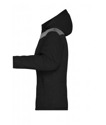 Femme Veste d'hiver femme Noir/anthracite-mélange 8492