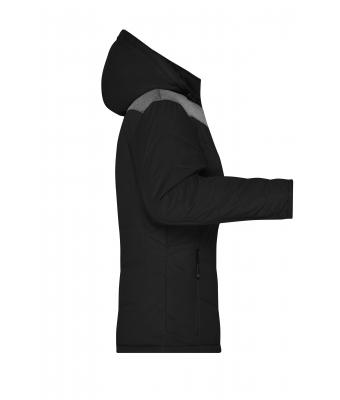 Femme Veste d'hiver femme Noir/anthracite-mélange 8492