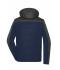 Heren Men's Winter Jacket Navy/antraciet-melange 8493