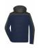 Men Men's Winter Jacket Navy/anthracite-melange 8493