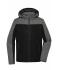 Heren Men's Winter Jacket Zwart/antraciet-melange 8493