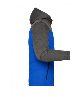Heren Men's Winter Jacket Royal/antraciet-melange 8493
